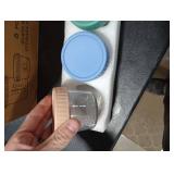 DRKIO 6 Pack Glass Baby Food Storage Containers - 4 & 8 oz Baby Food Jars with Lids Baby Food Maker Microwave Dishwasher Freezer Safe 100% Leak Proof BPA Free Reusable