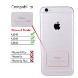 Brinonac for iPhone 6 Screen Replacement White Touch Display LCD Digitizer Full Assembly with Front Camera,Proximity Sensor,Ear Speaker and Home Button Including Repair Tool and Screen Protector