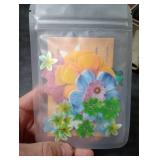 Weraru 58Pcs Edible Butterfly and Flowers Cake Topper Cupcake Toppers Wedding Themed Party Birthday Cake Decoration Mixed Size & Colour