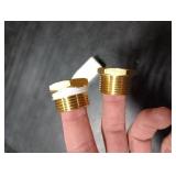 YOUHO 3/4 to 1/2 reducer Brass Threaded Pipe Fitting 3/4 NPT Male x 1/2 NPT Female Hex Bushing Adapter (Pack of2)