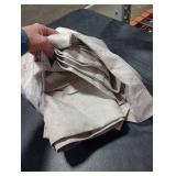 100% Blackout Shield Linen Blackout Curtains for Bedroom 120 Inches Long, Back Tab/Rod Pocket Living Room Drapes, Thermal Insulated Blackout Curtains 2 Panels Set, 50 W x 120 L, Oatmeal