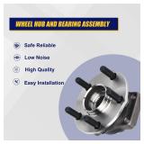 KUSATEC 513303 Front Wheel Bearing and Hub Assembly Compatible with 2008-2014 Subaru Forester Impreza 2013-2014 XV Crosstrek 2005-2014 Subaru Outback Legacy, 5 Lug Bolts w/ABS