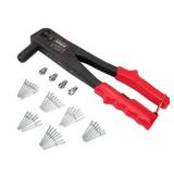 Arrow Heavy Duty Riveter Kit, Professional Pop Rivet Gun with Assorted 120 Rivets