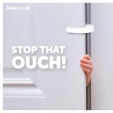 Jool Baby Door Pinch Guards (6 Pack) Slam Preventer Babyproof Doors to Avoid Pinched Fingers & Door Slamming, Keep Pets from Getting Locked in