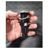 MECCANIXITY Garbage Disposal Air Switch Button 25mm Dia 304 Stainless Steel Self Locking for Sink Top Waste Disposer