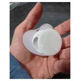 Cute Heart-Shaped Phone Grip - Rose Pink Love Handle Phone Grip, Large 3D Collapsible Crystal Phone Mount Holder Stand, Compatible with Kindle, iPhone - Christmas Valentines Gift for Girls Women