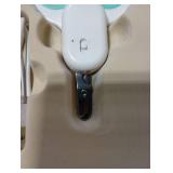 PAKEWAY Pet Nail Clipper with LED & -U-V Light, Cat Claw Trimmer with Ultra Bright LED Light for Nail Bloodline to Avoid Over Cutting, Sharp Angled Blade Grooming Tool for Dog Cat Rabbit Small Animals