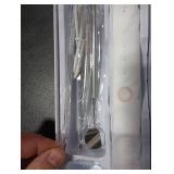 Plaque Remover for Teeth, Electric Tooth Cleaner Tartar Remover for Teeth with LED Light,4 Modes Rechargeable Teeth Cleaning Kit with Dental Tools, 2 Replaceable Heads (White A)