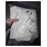 H.VERSAILTEX Ivory Curtains for Bedroom Window Treatment Blackout Thermal Insulated Room Darkening Solid Grommet Curtains/Drapes for Living Room (Set of 2 Panels, 52 by 84 Inch Long, Ivory/Cream)