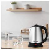 DEZIN Electric Kettle Upgraded, BPA Free 2L Stainless Steel Tea Kettle, Fast Boil Water Warmer with Auto Shut Off and Boil Dry Protection Tech for Coffee, Tea, Beverages