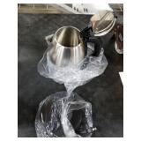 DEZIN Electric Kettle Upgraded, BPA Free 2L Stainless Steel Tea Kettle, Fast Boil Water Warmer with Auto Shut Off and Boil Dry Protection Tech for Coffee, Tea, Beverages