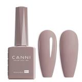 CANNI Light Brown Gel Nail Polish, 1Pcs Nude Grey Gel Polish Color High Gloss Soak Off U V Nail Manicure Salon DIY