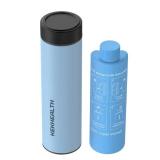 KEKHEALTH Compact 60H Insulin Cooler Travel Case TSA Approved Ice Packs Medication Cooler for Travel Temp-observable Refrigerated Medicine Diabetic Travel Case with QR Medical Travel Tag (Serentity)