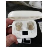 Invisible Hearing Aids for Seniors with Crystal Sound, Digital In-the-Ear Discreet & Comfortable Fit Hearing Aids with Intelligent Noise Reduction, One Button Control, Lasts Up to 100 Hours (Beige)