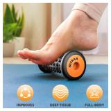 BESKAR Foot Massager Roller for Plantar Fasciitis Relief, Portable, Deep Tissue Muscle Massage, Foot Arch and Heel Pain, Reflexology Tool