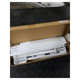 Putros Over The Table Rod Stand with Clamps White 13-42