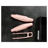 Jaronx Compatible with Porsche Key Fob Cover, Compatible with Porsche Cayenne Panamera 2018-2024, Carrera Taycan 2020-2024 Key Accessories (Morandi Pink-New)