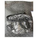 Masirs Clear Tote Bag Stadium Approved, Mesh Pockets, Shoulder Straps and Zippered Top, Perfect Clear Bag for Work, Sports Games and Concerts, Meets Stadium Tournament Guidelines, (Black)