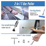 Super PDR Car Dent Repair Kit Dent Remover Tool for Car with Dent Lifter & Slide Hammer Dent Puller & Bridge Puller Glue Gun and Suction Cup for Car Body Repair, Appliance Dent or Hail Damage