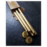 YNL Gold Shower Curtain Rod 32-80 Inch(2.7-6.6ft), Non Slip, Never Rust, No Drill Stainless Steel Spring Tension Shower Rod, Telescoping Curtain Rod for Bathroom Window Living Room