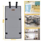 TOHONFOO Bunk Bed Ladder Cover - Kiddies Bunk Bed Ladder Lock - Bunk Bed Ladder Pads to Prevent Kids from Climbing Ladders - Grey