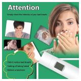 Bad Breath Freshening Tester Portable Oral Breath Monitor, Professional Rechargeable Odor Breath Detector for Personal Oral Cavity Testing Odor & Bad Breathe Tester