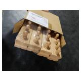 Adena Montessori Wooden Small Cylinders Block,Knobbed Cylinder Socket,Montessori Materials Wooden Cylinders Ladder Blocks,Sensorial Educational Tools Preschool Early Learning Toys for Kids (Set of 4)