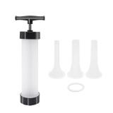 Hoypeyfiy Homemade Sausage Maker Kitchen Sausage Stuffer Tool Manual Meat Filling Machine with 3 Stuffing Tubes