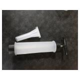 Hoypeyfiy Homemade Sausage Maker Kitchen Sausage Stuffer Tool Manual Meat Filling Machine with 3 Stuffing Tubes