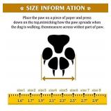 XSY&G Dog Boots,Waterproof Dog Shoes,Dog Booties with Reflective Rugged Anti-Slip Sole and Skid-Proof,Outdoor Dog Shoes for Medium to Large Dogs 4Pcs-Size 8