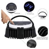 Anself 64W Pro LED Gel Nail Dryer Curing Lamp Nail Polish Machine 110-240V With Lifting Handle Touch Sensor LCD Screen