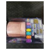 STMT D.I.Y. Personalized Jewelry Box, Design 50+ Accessories, Includes Swiveling Jewelry Box, Beads for Jewelry Making, Bracelet Making Kit, Great Gifts for Girls, Jewelry Making Kit for Girls 8-12