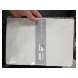 AOKILOM MacBook Air 13 inch Case 2024 2023 2022 Release M3 A3113 M2 A2681, While Crocodile Leather Plastic Hard Shell Cases & Keyboard Cover & Screen Protector