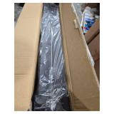 HOMEKAYT Desk Legs Set of 2 Metal Table Legs 28 Inch, Heavy Duty Metal Legs Multiple Uses for Dinning, Kitchen,Office Table(Rectangle Shape, 2pcs)-Black