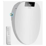 Electric Bidet Toilet Seat Elongated, Heated Toilet Seat, Instant Warm Water, XCQQ-S90L