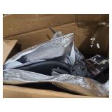 GABRYLLY Ergonomic Office Chair, High Back Home Desk Chair with Headrest, Flip-Up Arms, 90-120° Tilt Lock and Wide Cushion, Big and Tall Mesh Chairs for Man Woman, Black Task Chair