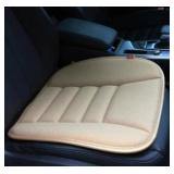 Car Seat Cushion Pad for Home Use Car Driver Seat Office Chair Memory Foam Seat Cushion(Khaki)