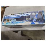 Cordless Pool Vacuum with Telescopic Pole, 18.5 GPM Powerful Suction, 1.5H Supercharge Technology, Handheld Rechargeable Pool Vacuum Cleaner for Above Ground/Inground Pools, Hot Tubs, Spas