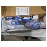 Cordless Pool Vacuum with Telescopic Pole, 18.5 GPM Powerful Suction, 1.5H Supercharge Technology, Handheld Rechargeable Pool Vacuum Cleaner for Above Ground/Inground Pools, Hot Tubs, Spas