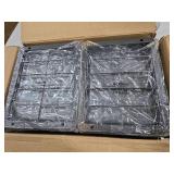 5 Tier 14 Potted Metal Large Plant Stand for Indoor Outdoor Flower Pot Display Planter Shelf, Charcoal Grey