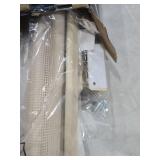 Retractable Safety Baby Gate or Mesh Dog Gate,Durable Portable Mesh Retractable Gate,Easy to Use for Stairs, Doorways, Hallways, Indoor, Outdoor, 33.5\" Tall, Up to 45\" Wide, Cream