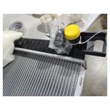 34\" Engine Coolant Radiator Compatible with Chevy Silverado, Suburban, Tahoe & GMC Sierra, Yukon & Cadillac Escalade, Automatic Transmission, Without Engine Oil Cooler, w/ 2 Oil Cooler Holes