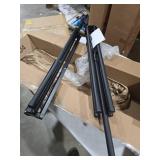 CozyNova Shopping Bag Rack: Adjustable Height & Base, Premium Metal Display Stand for Stores & Malls, Holds Up to 50lbs, Foldable & Space-Saving Design