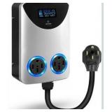 Lectron NEMA Socket Splitter for Level 2 EV Charger Installation - Power Your EV Charger and High-Powered Appliance from The Same Outlet (50 Amp NEMA 14-50 to NEMA.14-50 / NEMA, 14-50 Splitter)