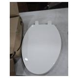 Kohler Brevia Slow Close Elongated White Plastic Toilet Seat