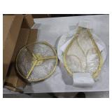 Boho Round Side Table Living Room, Natural Marble Desktop end Tables with Boho Minimalist Metal Floral Base, Modern Decor Bedside nightstand Coffee Table for Living Room Bedroom Sofa Balcony