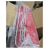 Decorative Outdoor Water Repellent Throw Pillows with Inserts, Set of 4, 18\" x18\" Pillows for Patio, Backyard, Bed, Couch, and Patio Furniture, Red