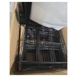 Art Drying Rack with Lockable Wheels, Painting Drying Rack with 36 Removable Shelves, Canvas Rack Art Storage for Classrooms, Art Clubs, Art Studio, 13 3/4\"D x 17 1/2\"W x 55 1/2\"H - Black