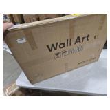 Large Framed Black and White Gold Abstract Lines Wall Art for Living Room, Set of 3 Piece Canvas Paintings Artwork for Walls, Modern Minimalist Lines Art Prints Pictures for Hallway Office Wall Decor 