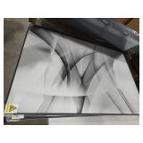 Large Framed Black and White Gold Abstract Lines Wall Art for Living Room, Set of 3 Piece Canvas Paintings Artwork for Walls, Modern Minimalist Lines Art Prints Pictures for Hallway Office Wall Decor 